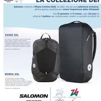 Zaino Salomon 20L + 40L Milano Cortina 2026