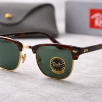 Ray-Ban Clubmaster RB3016 Tortoise G15 Nuovi Green