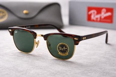 Ray-Ban Clubmaster RB3016 Tortoise G15 Nuovi Green