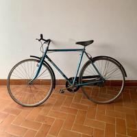 Bicicletta Bianchi vintage da passeggio verde