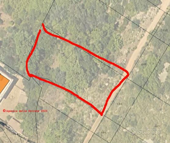 Terreno agricolo 2050Mq Capaci-Isola delle Femmine