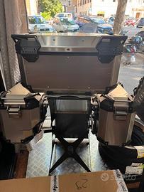 TRIS GIVI ALLUMINIO BAULETTO DA 58 LT LAT DX DA 40