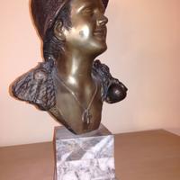 Busto in bronzo "scugnizzo/pescatore"