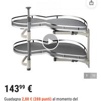 Carrello estraibile angolo cucina