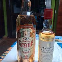 Bottiglie di Whisky Grant's e Meikles
