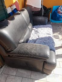 divano in pelle 2 posti
