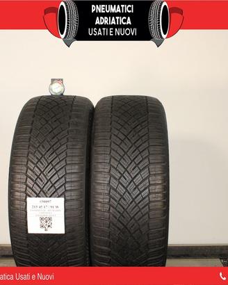 2 Gomme 215 45 R 17 Continental al 94% SPED GRATIS