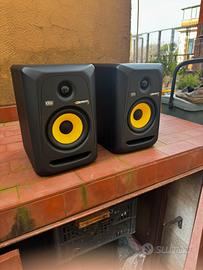 Coppia casse monitor da studio krk rookit 5