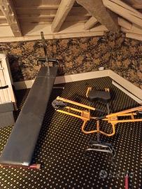 vogatore e panca addominali