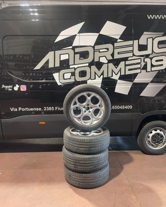 SET CERCHIO E GOMMA 18" ALFA ROMEO TONALE OE