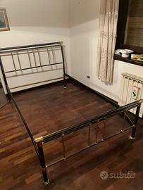 Letto in ottone