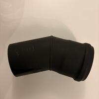 Curva 30 gradi canna fumaria pellet 80mm