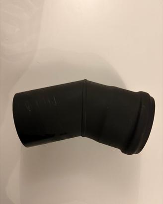 Curva 30 gradi canna fumaria pellet 80mm