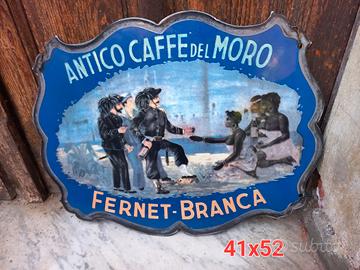 Insegna smaltata Antico  caffè del Moro