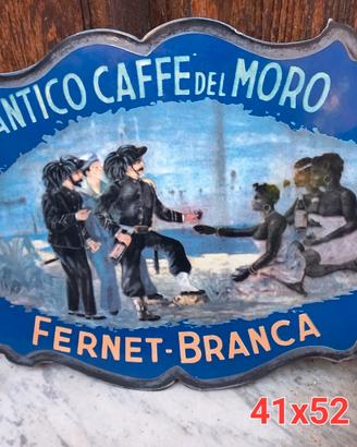 Insegna smaltata Antico  caffè del Moro