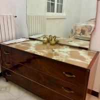 Cassettiera anni 50' con specchio