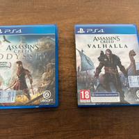Assassin creed Odyssey + Valhalla