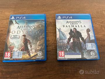 Assassin creed Odyssey + Valhalla