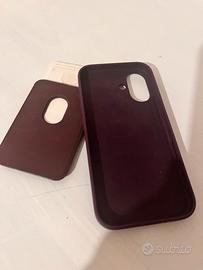 Apple custodia iphone 16 e portafoglio magsafe