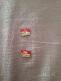  2 × microsd sandisk 64 GB, e set per l'uso