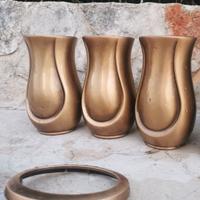 Vasi portafiori portalume cimitero loculo