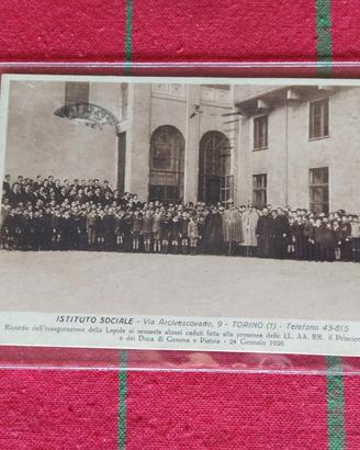 CARTOLINA FP TORINO - IST. SOC. - PRINCIPE UMBERTO