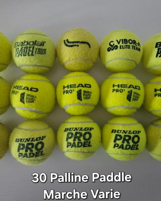30 palline paddle