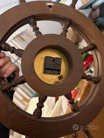 Orologio Vintage Timone Legno - Tedesco UTS Quartz