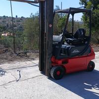 Carrello elevatore muletto elettrico 16 q.li Linde