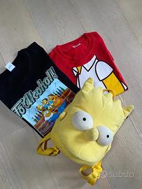 Set di magliette con zaino Homer Bart The Simpsons