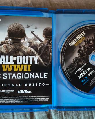 Gioco call of duty WW II ps4