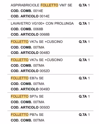 aspira polvere folletto