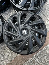 Cerchi in ferro da 15” + copricerchi Sparco (4+4)