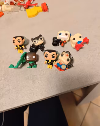 Lotto 7 mini figure Funko DC Comics