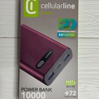 POWER BANK CELLULARLINE Fast PD 10000