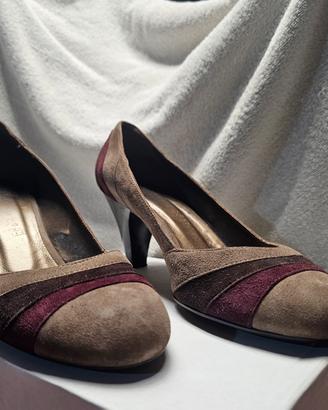 scarpe basse scamosciate 