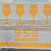 6 Calici gialli da Prosecco Salterò 9•5•8