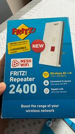 Fritz repeater 2400 ripetitore wi-fi da interno