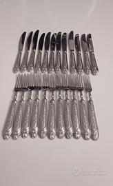 set posate dolce/frutta vintage anni '70