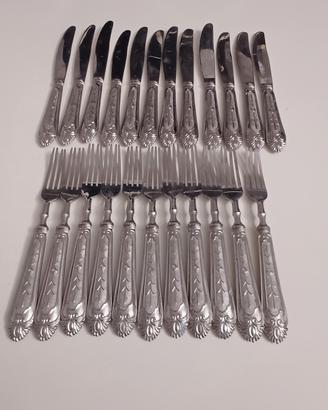 set posate dolce/frutta vintage anni '70