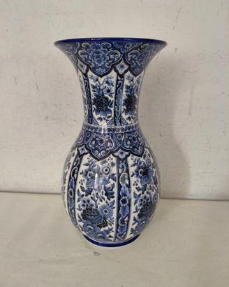 Vaso Delfie in ceramica 30 cm – decoro blu