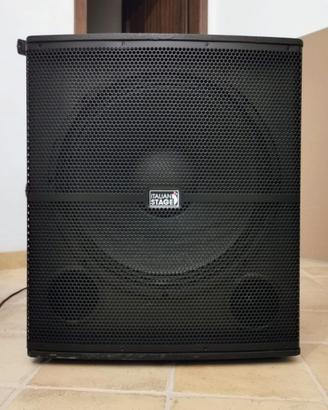 Coppia Subwoofer Attivi Italian Stage S118A 700W
