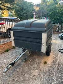 🚗 CARRELLO APPENDICE con COPERCHIO RIGIDO