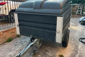 🚗 CARRELLO APPENDICE con COPERCHIO RIGIDO