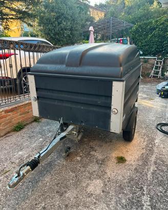 🚗 CARRELLO APPENDICE con COPERCHIO RIGIDO