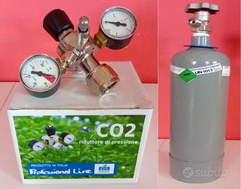 Impianto co2 acquario completo anidride carbonica
