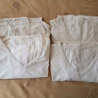 Maglie intime scollo V uomo Tg L