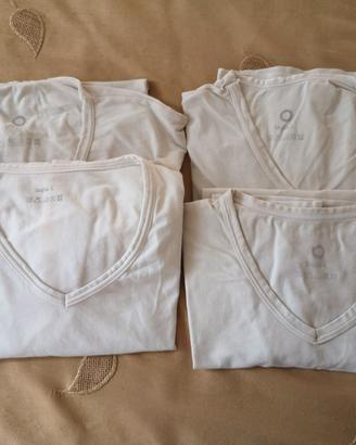 Maglie intime scollo V uomo Tg L