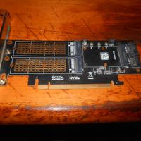 Scheda PCI Express PCI-E 3.0 e Dual SATA