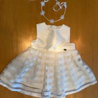 Vestito cerimonia bambina 9 mesi